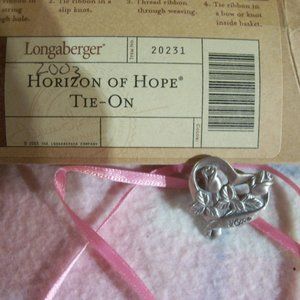 Longaberger 2003 Horizon of Hope Tie-on
